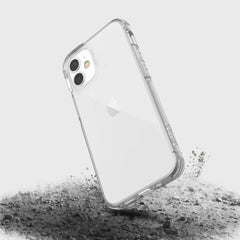 A Raptic iPhone 12 & iPhone 12 Pro Case - CLEAR with 2-metre drop protection.