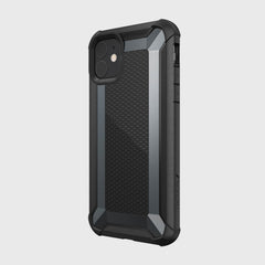 The Raptic iPhone 11 Case - TACTICAL features a hexagonal pattern and reinforced corners. Its durable, shock-absorbing rubber exterior meets Military Standard MIL-STD-810G for optimal protection.