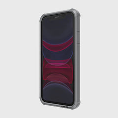 The Raptic TACTICAL protective iPhone 11 Pro Max case is showcased on a white background, featuring a shock-absorbing rubber exterior that meets the Military Standard MIL-STD-810G.