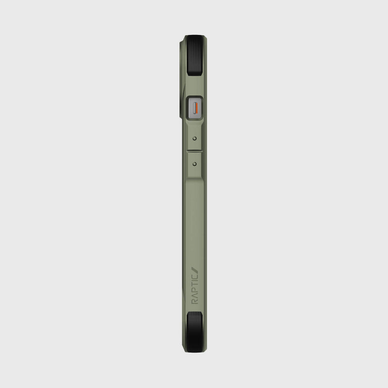 The back view of a Raptic iPhone 14 Case - Fort Built for MagSafe with military-grade drop protection.
