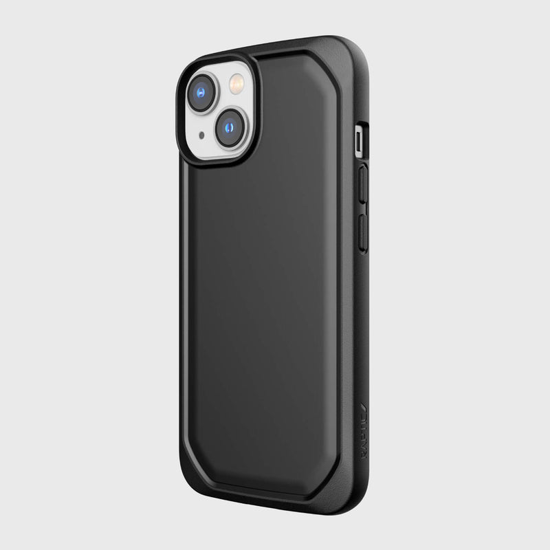 The back view of the iPhone 14 Slim Case - Raptic Slim, featuring texturing depth.