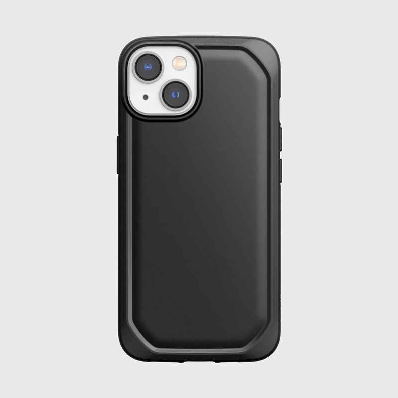 The back view of the slim black iPhone 14 Slim Case - Raptic Slim.