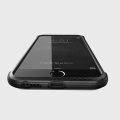 The back view of an iPhone SE/8/7 Case - SHIELD by Raptic on a white background.