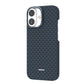 The Raptic iPhone 17 Aramid Fibre Case - Skin-Origin is a blue, textured geometric case with ultra-light military-grade protection, MagSafe compatibility, and suits devices with a dual camera module.