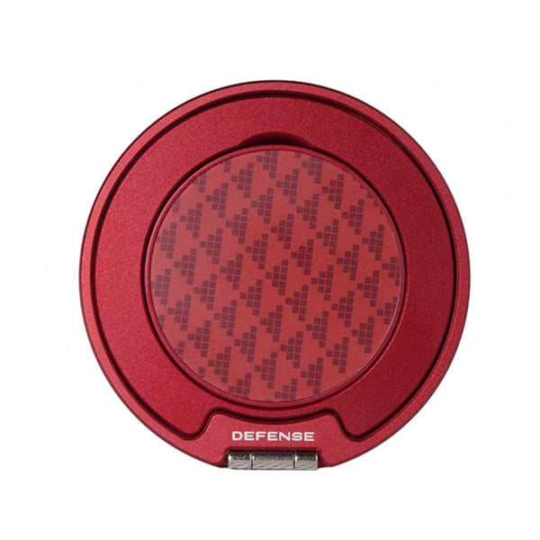 A round, red Raptic MagSafe Compatible Magnetic Ring case labeled 