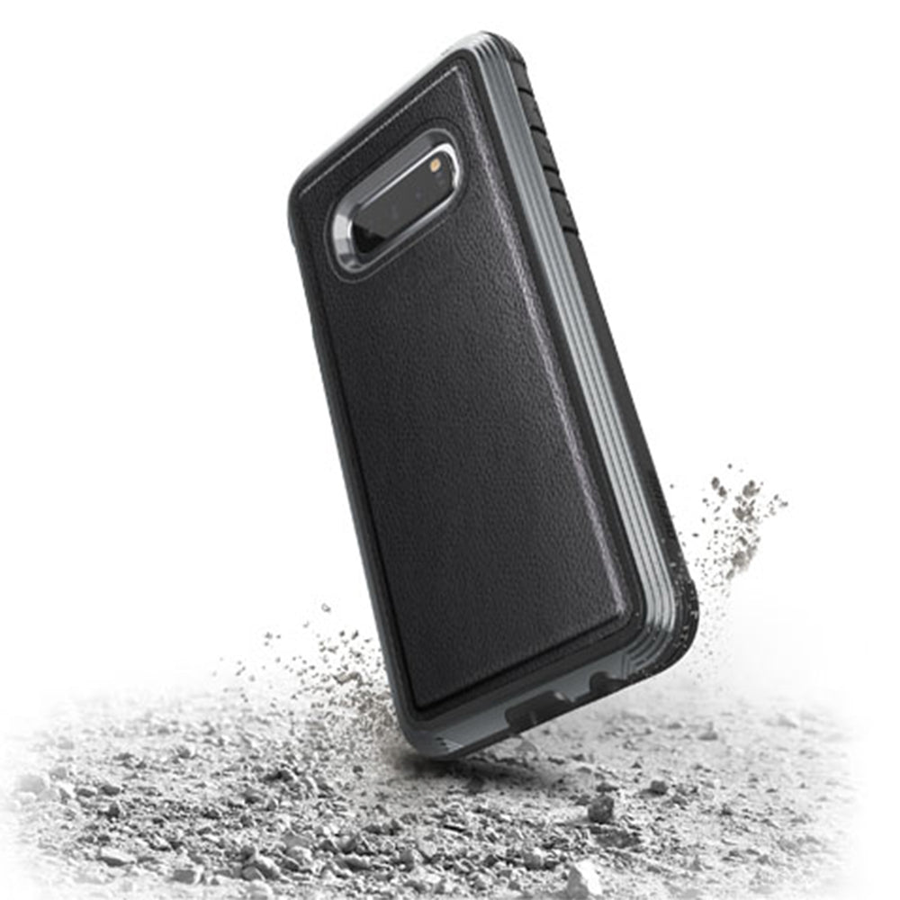 Protective black case for Samsung Galaxy S10 Plus: Raptic Lux Black Leather case for Samsung Galaxy S10e.