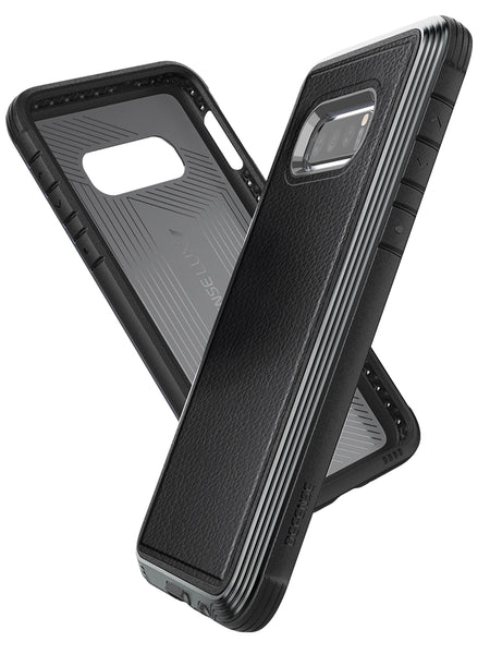 A Raptic protective case for the Samsung Galaxy S10e, offering drop protection.