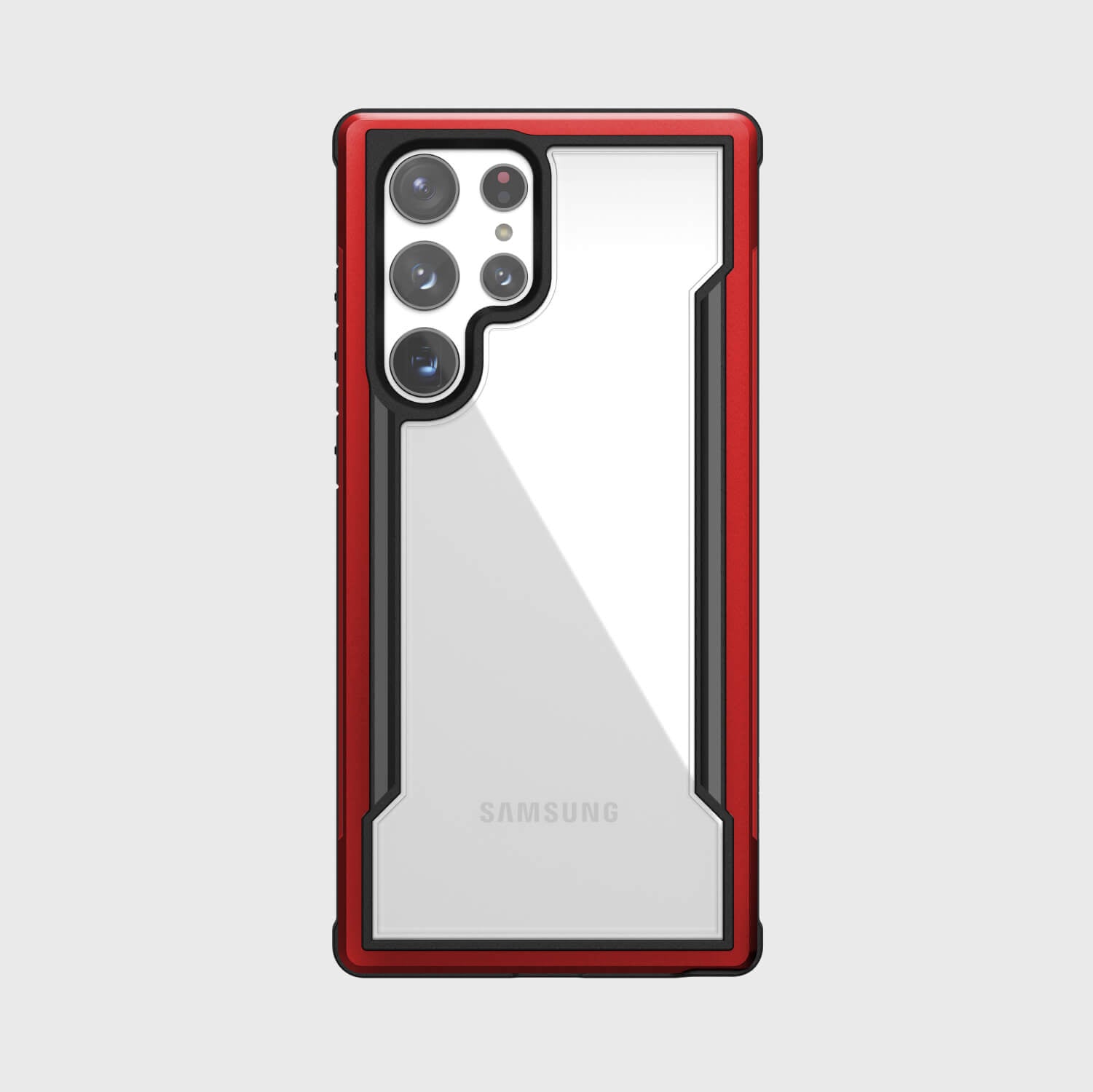 A red Raptic Samsung Galaxy S22 Ultra Case - SHIELD