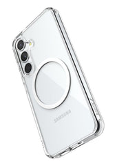 Clear Samsung Galaxy S24 Series - Raptic CLEAR case with a ring on the back and enhanced durability of Raptic Armor.