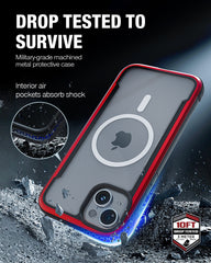 The Raptic iPhone 15 MagSafe Shield Case Bundle Privacy provides drop protection for the iPhone 11.