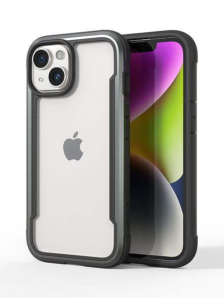 The toughest Raptic Shield iPhone 15 Shield case is shown on a white background.
