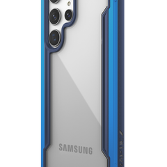The Raptic Samsung Galaxy S23 Ultra Case - SHIELD in blue.
