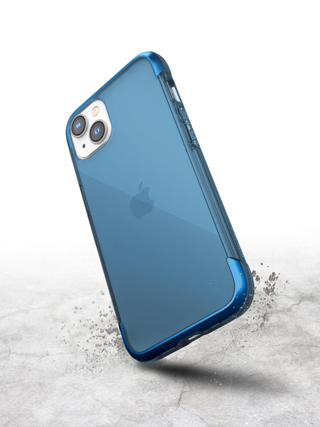 A lightweight Raptic Air case providing military grade protection for an iPhone 11 Pro.