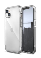 A lightweight protective case for the iPhone 11 showcasing a city view - Raptic Air Case for the iPhone 11.