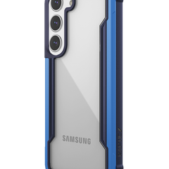 A blue Raptic Samsung Galaxy S23 case - SHIELD.