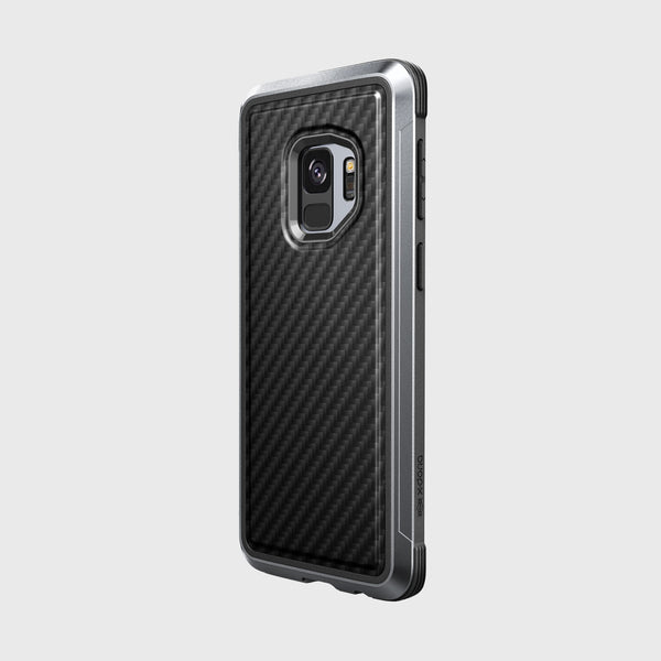 Samsung Galaxy S9 Case Raptic Lux Black Carbon Fiber