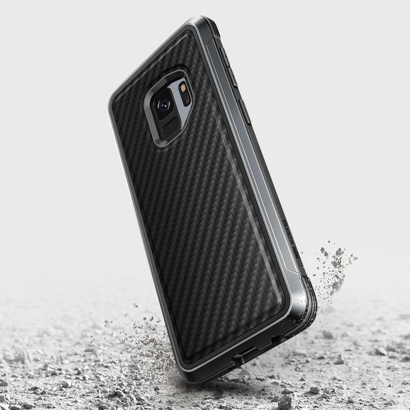 Samsung Galaxy S9 Case Raptic Lux Black Carbon Fiber