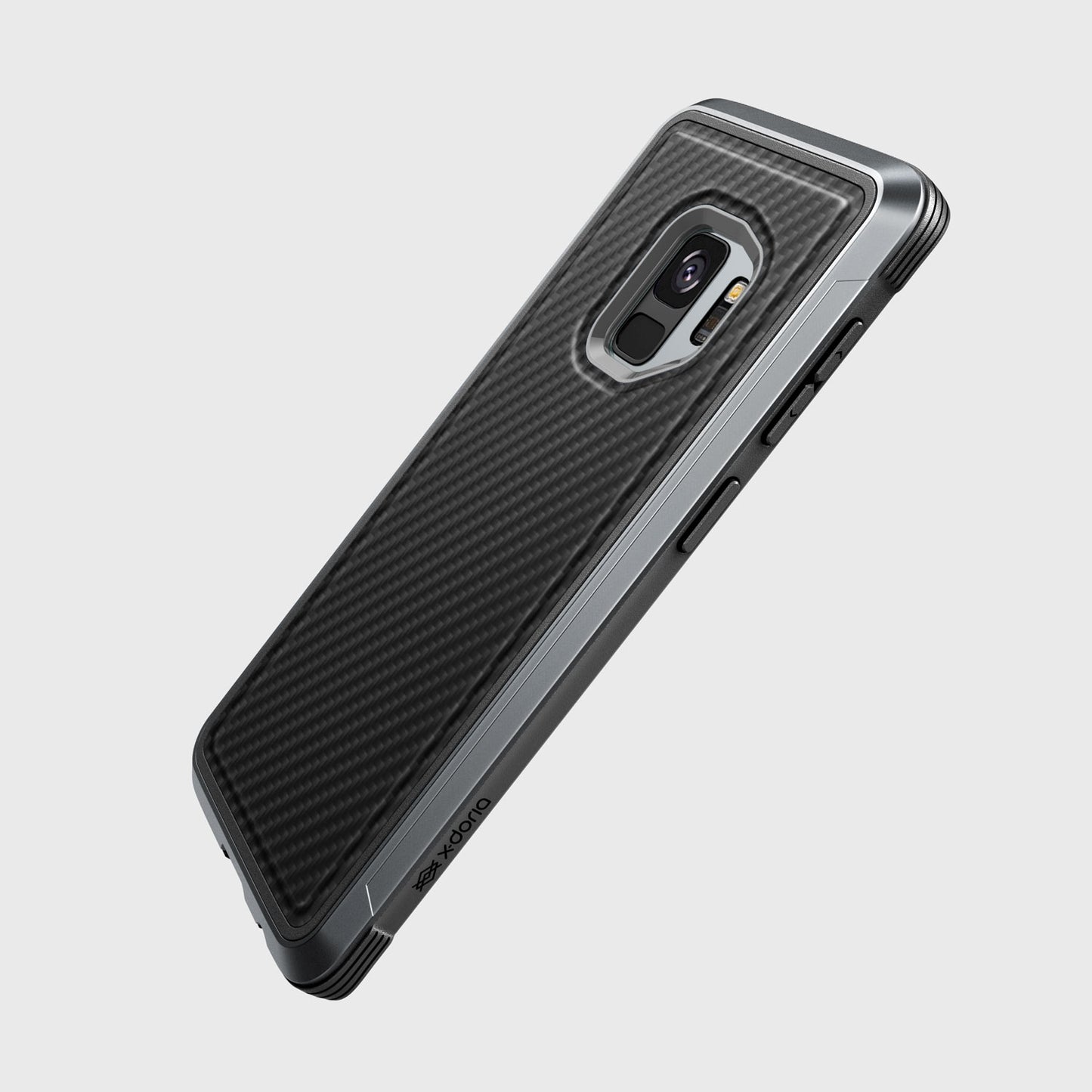 Samsung Galaxy S9 Case Raptic Lux Black Carbon Fiber