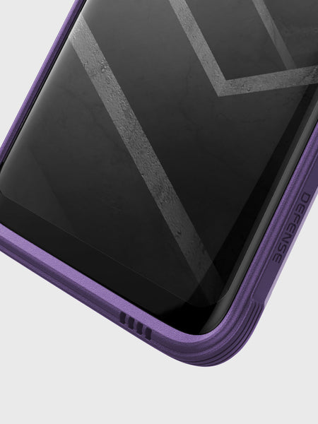 Luxurious Case for Samsung Galaxy S9 Plus. Raptic Lux in purple.
