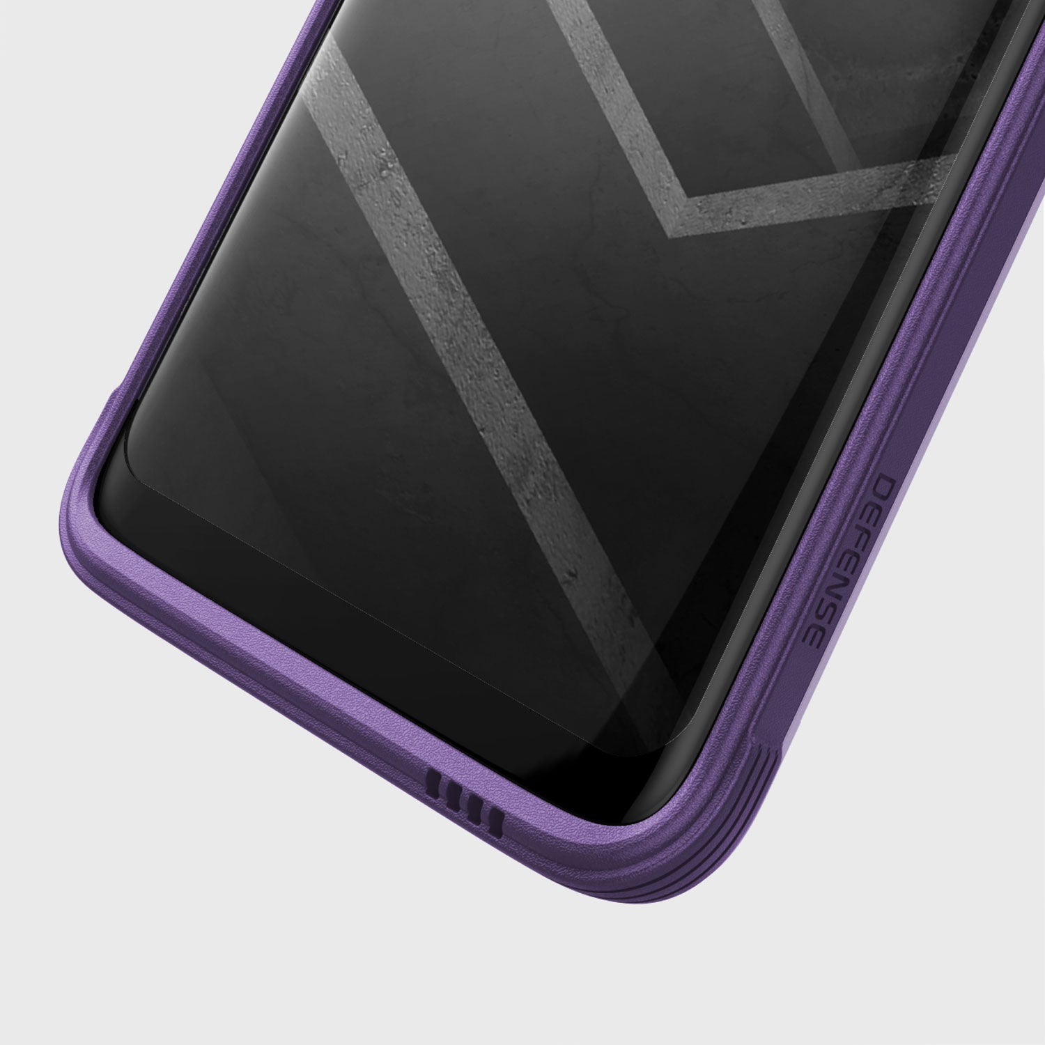 Luxurious Case for Samsung Galaxy S9 Plus. Raptic Lux in purple.