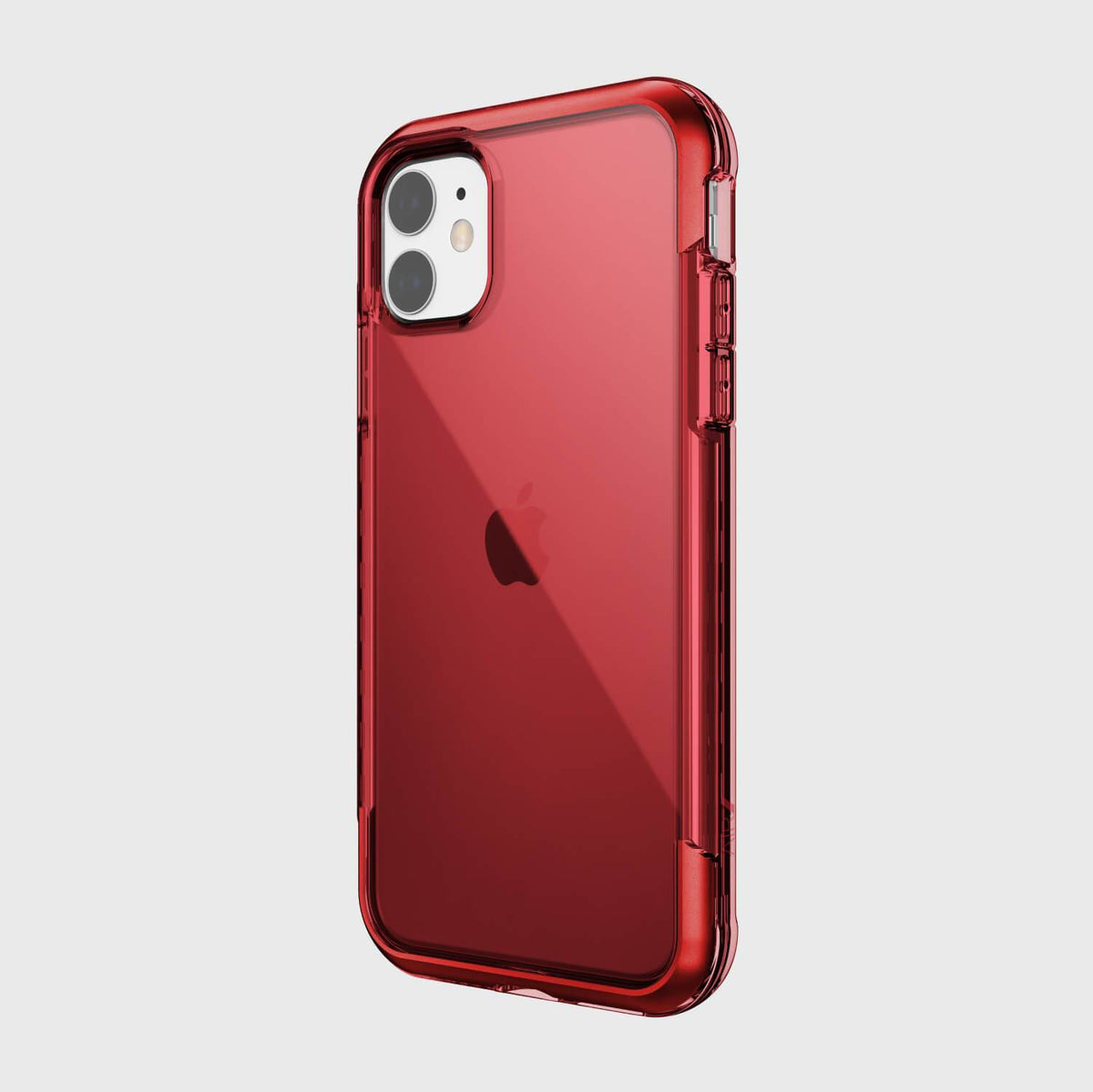 A Raptic AIR red iPhone 11 Pro case on a white background.