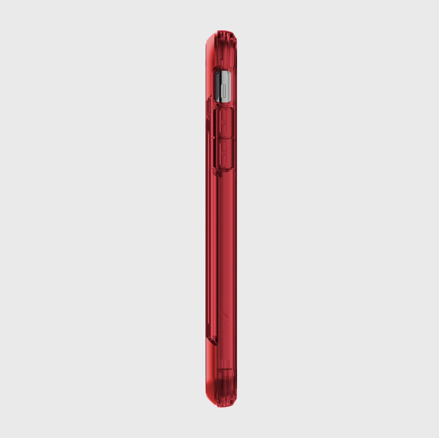 A Raptic AIR red iPhone 11 Pro Case providing drop protection on a white background.