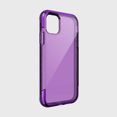 A purple Raptic Air iPhone 11 Pro Max Case - AIR on a white background with 13 foot drop protection.