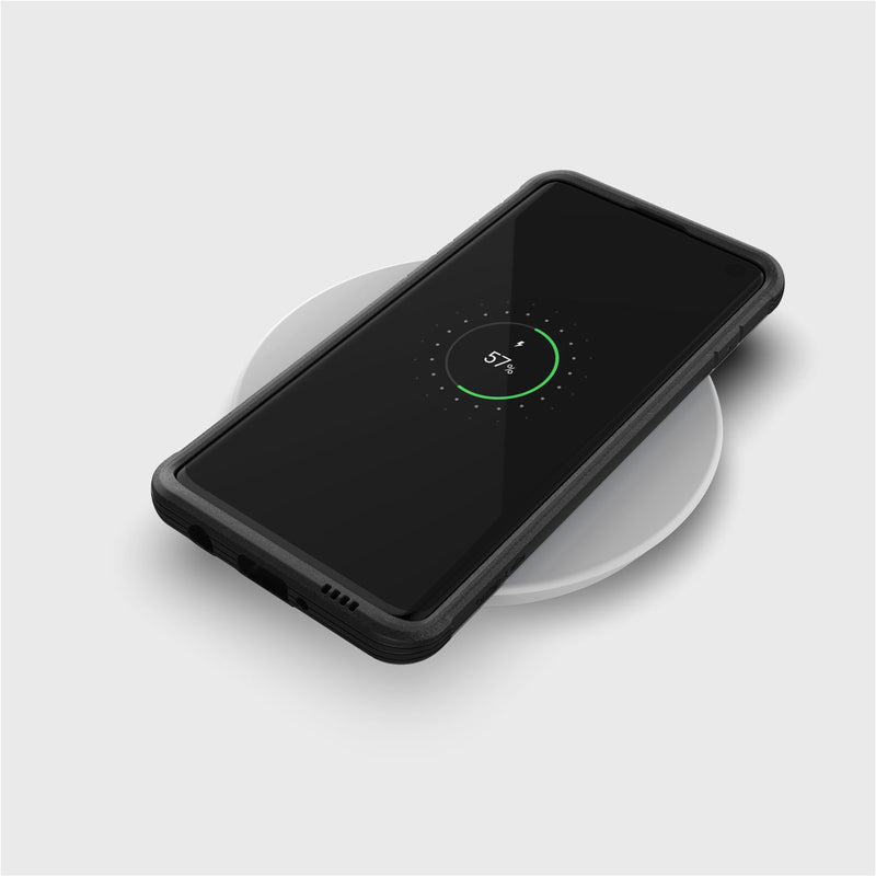 Samsung Galaxy S10 Case Raptic Lux Black Carbon Fiber