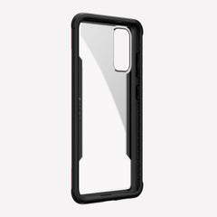 Defense shield red for Galaxy S20 showing the protective transparent back