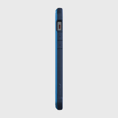 A protective blue iPhone 12 & iPhone 12 Pro case - SHIELD by Raptic.