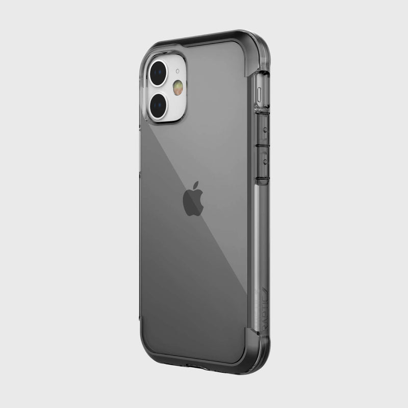 The back view of a Raptic iPhone 12 Mini Case - Air with drop protection.