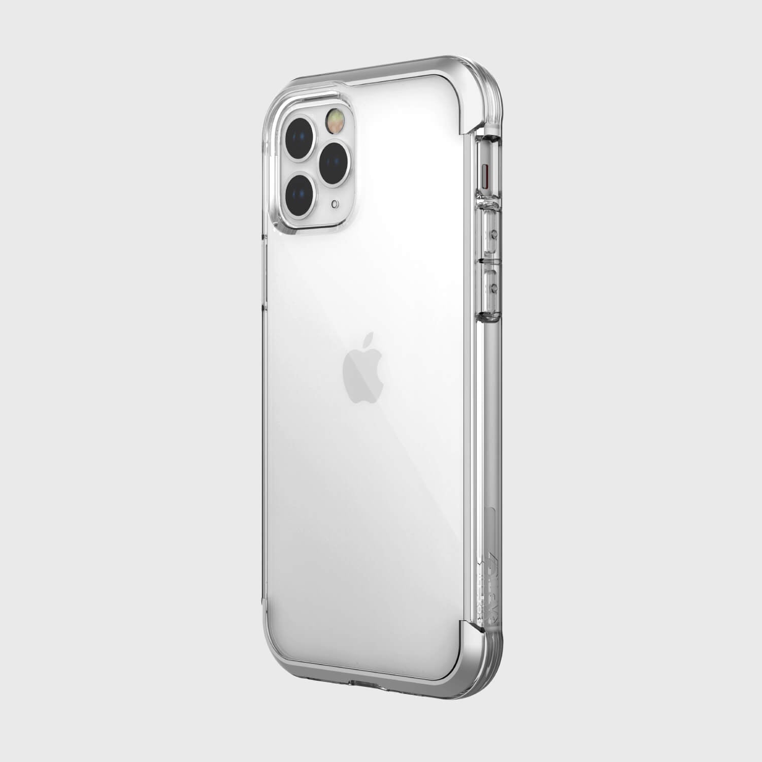 Showing a iPhone 12 Pro in a clear Raptic Air case
