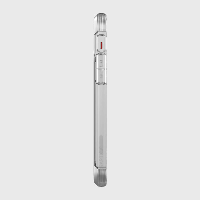 iPhone 12 Pro Max Case - AIR, by Raptic, with 4-metre drop protection and wireless charging compatibility, featuring Raptic Air technology.