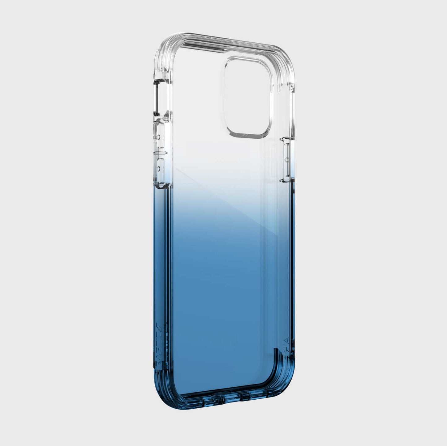 A blue Raptic Air iPhone 12 & iPhone 12 Pro case on a white background.
