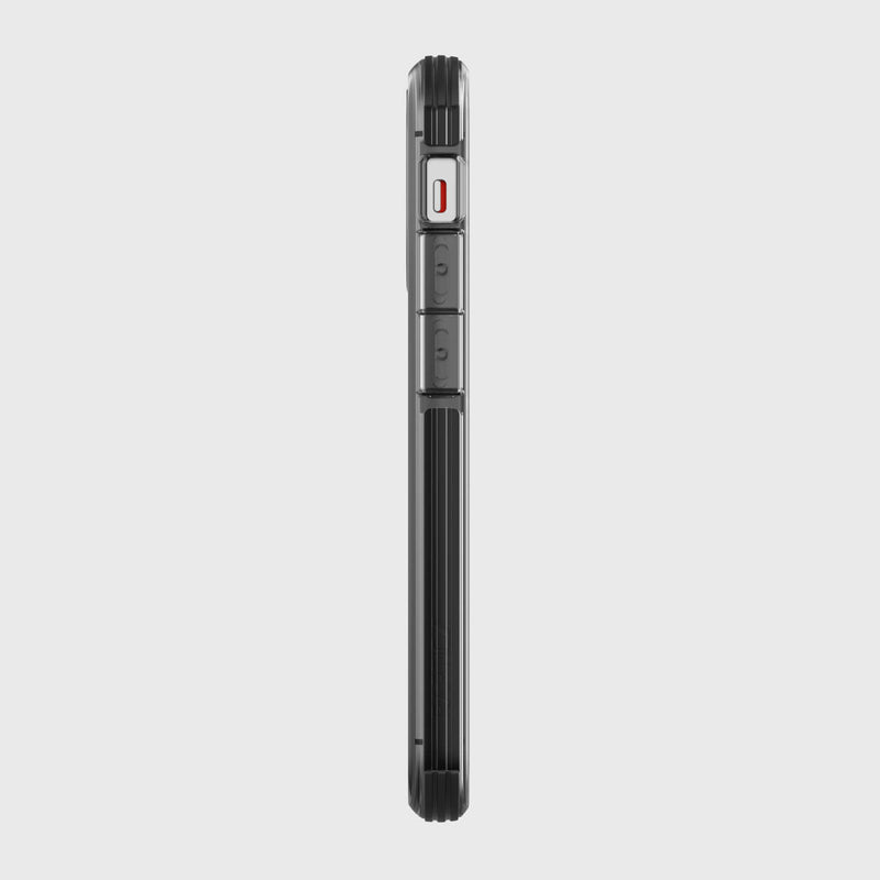 Raptic Clear iPhone 12 Pro Max case - black.