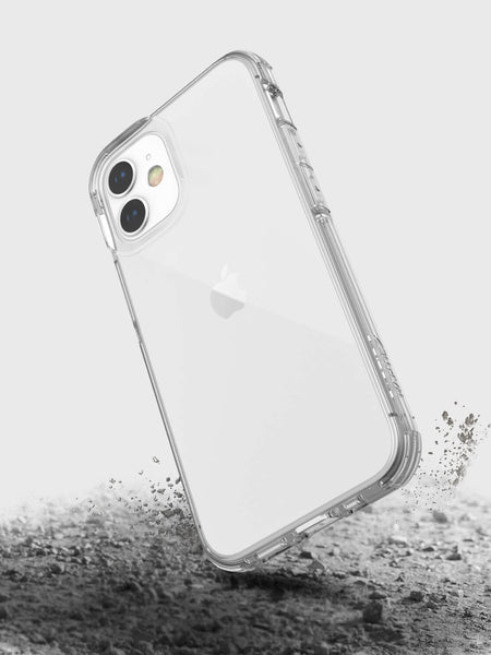 A Raptic iPhone 12 & iPhone 12 Pro Case - CLEAR with 2-metre drop protection.