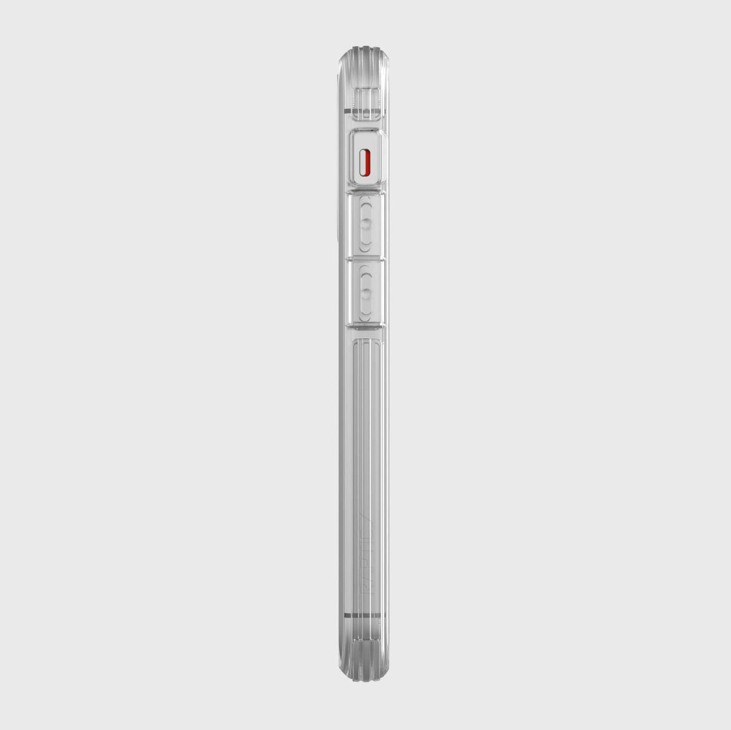 Raptic iPhone 12 Pro Max Case - CLEAR with Samsung Galaxy S6 Edge case - silver drop protection.
