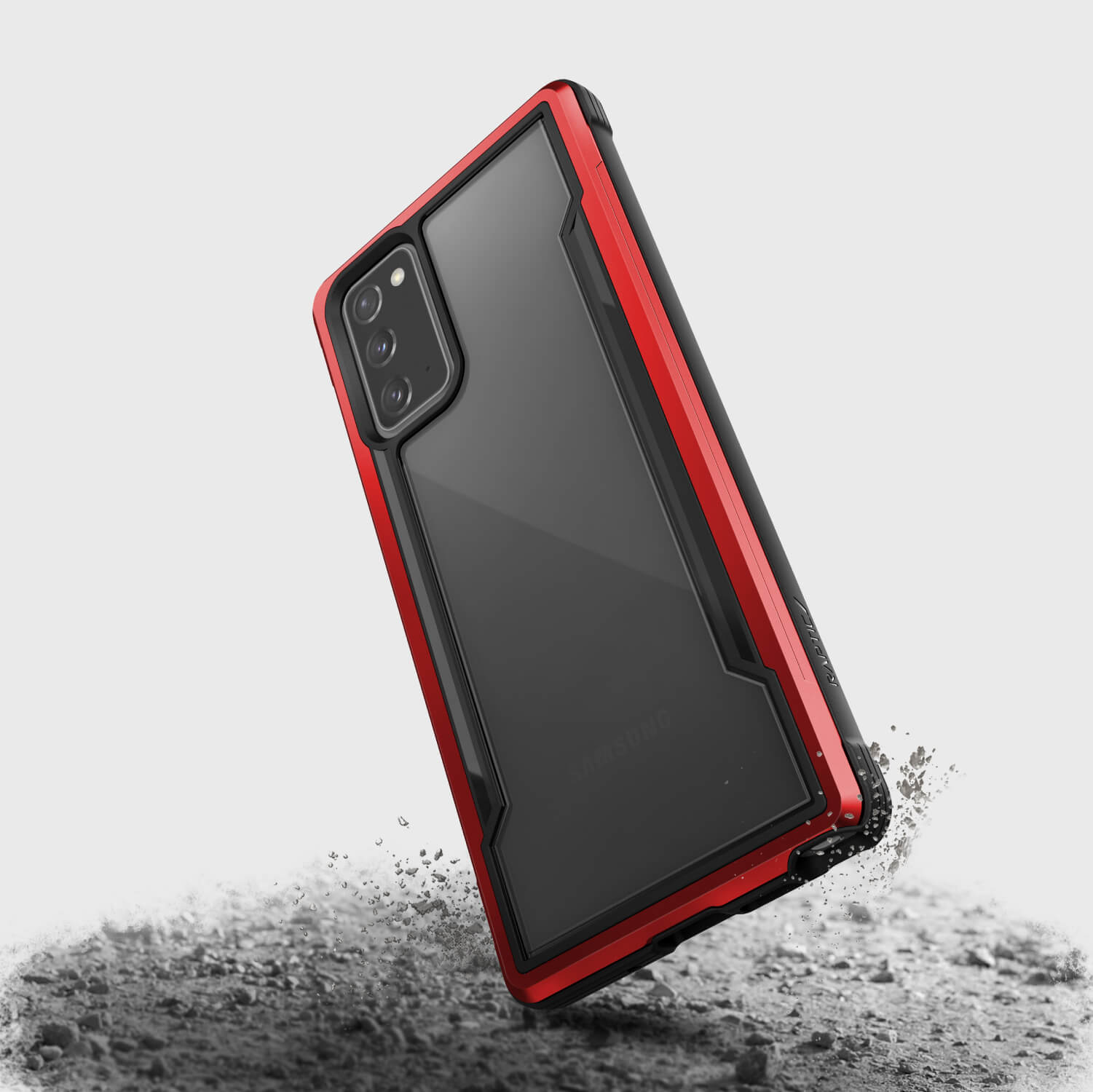 The X-Doria Samsung Galaxy Note 20 Case - SHIELD Red provides military-grade drop protection against drops on concrete and comes with free shipping.