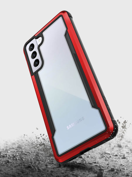 A red X-Doria Samsung Galaxy S21+ Case Raptic Shield Red with free shipping.