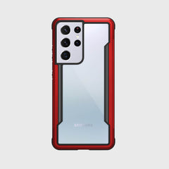 X-Doria's Samsung Galaxy S21 Ultra Case Raptic Shield Red offers excellent drop protection for your phone.