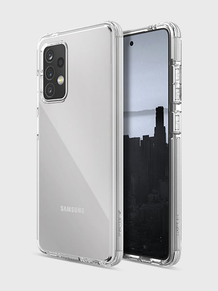 X-Doria Samsung Galaxy A52 5G Case Raptic Clear with durable TPU shell for military-grade drop protection.