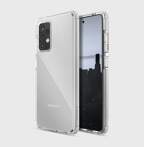 X-Doria Samsung Galaxy A52 5G Case Raptic Clear with durable TPU shell for military-grade drop protection.