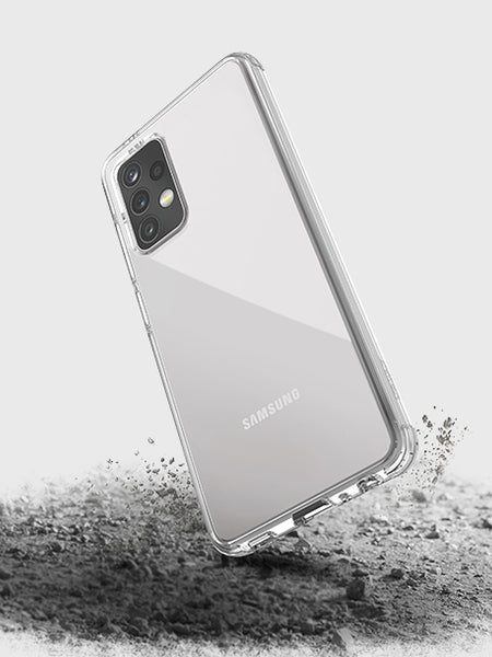 Durable TPU shell for the X-Doria Raptic Clear Samsung Galaxy A52 5G case.