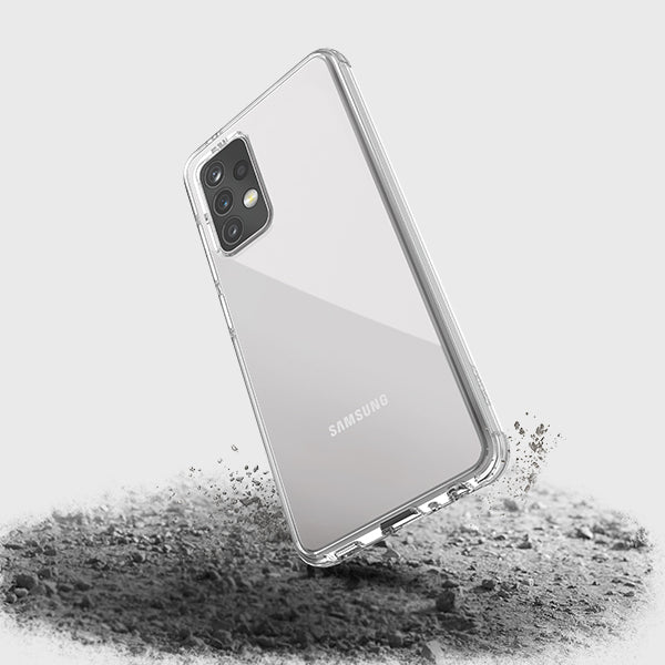 Durable TPU shell for the X-Doria Raptic Clear Samsung Galaxy A52 5G case.