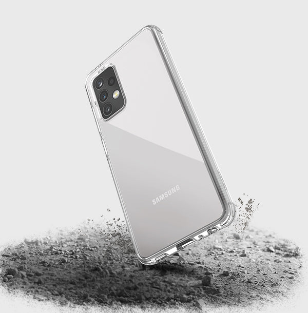 Durable TPU shell for the X-Doria Raptic Clear Samsung Galaxy A52 5G case.