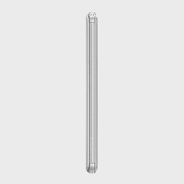 Showing the right side of a Raptic Clear for the Samsung Galaxy A52