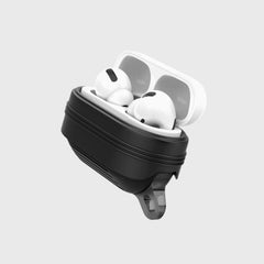 A Raptic Apple AirPods Pro Case - RADIUS made of silicone is shown on a white background, providing protection for the airpods.