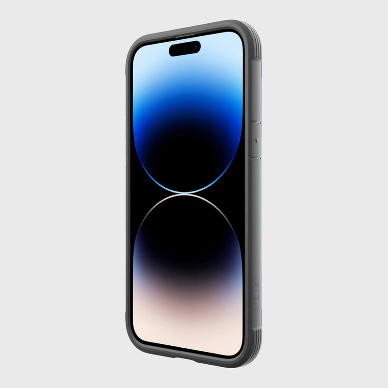The iPhone 14/15 Pro Max Case - Shield by Raptic is shown on a white background.