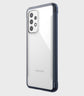 Clear biodegradable protective case on a Samsung Galaxy A53 smartphone with triple-camera setup - Raptic EARTH by Raptic Strong.