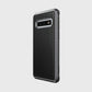 Luxurious Case for Samsung Galaxy S10. Raptic Lux in black carbon fiber.